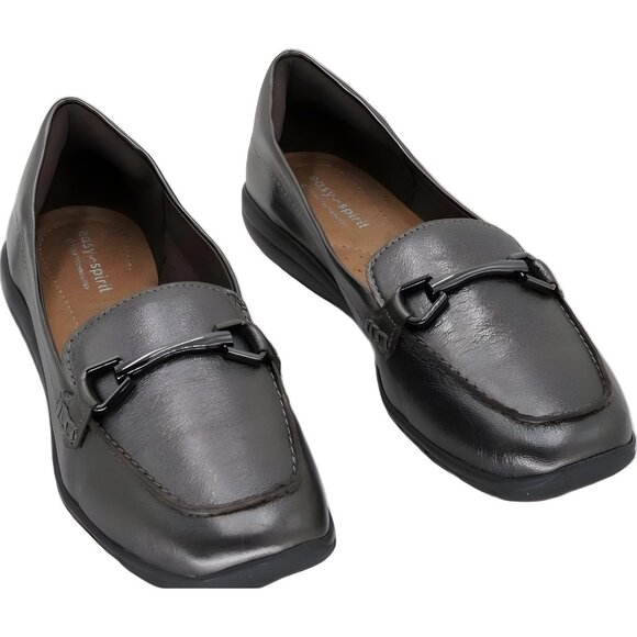 Easy Spirit Amalie Pewter Slip-On Loafers Women’s Comfort Shoes US 8.5M - Picture 1 of 6